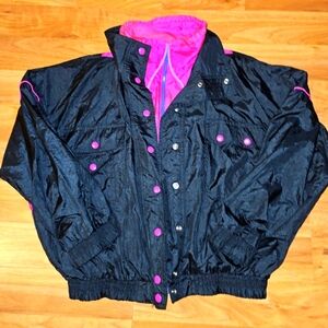 Vintage Red Pepper Nylon Jacket